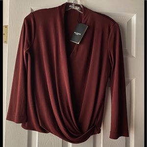 MM LaFleur Deneuve Top Sz XS, color Chocolate